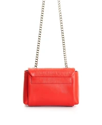 Velez Leather Crossbody Bag with Clasp Closure System