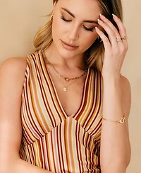 Mint & Lily Mint Paperclip Necklace