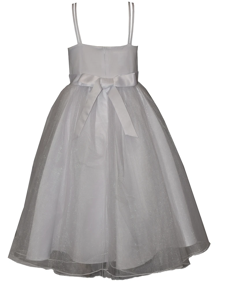 Bonnie Jean Girls' 7-16 Jacket and Tulle Communion Dress, 2-Piece Set