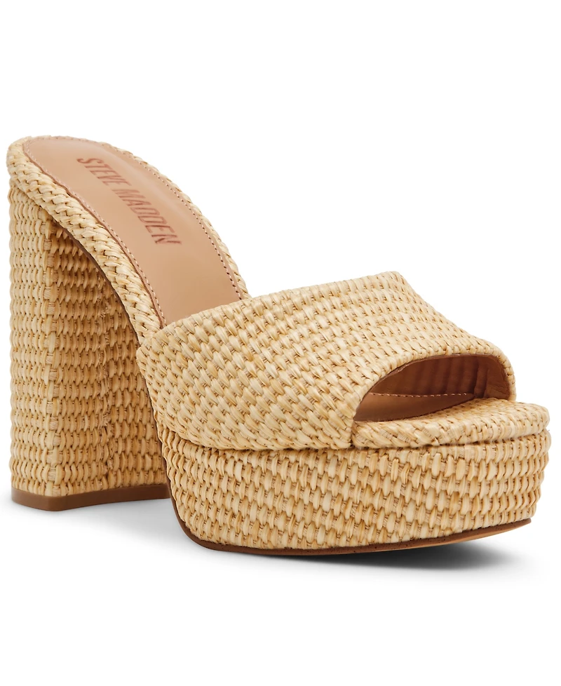 Steve Madden Women's Joel Platform Block Heel Dress Sandals