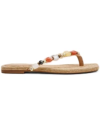 Steve Madden Women's Marble Embellished Square Toe Thong Sandals