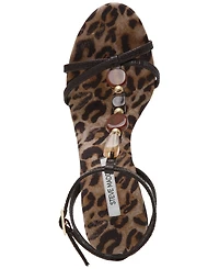 Steve Madden Women's Frenzi Novelty T-Strap Stiletto Heel Dress Sandals