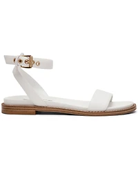 Steve Madden Women's Dandi Round Toe Flat Sandals