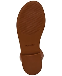 Steve Madden Women's Dandi Round Toe Flat Sandals