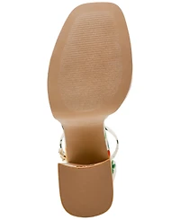 Steve Madden Women's Retro Strappy Block Heel Platform Dress Sandals