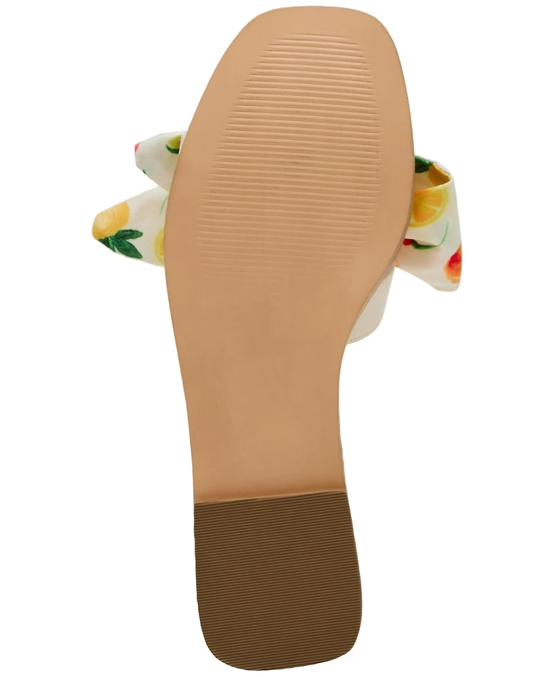 Steve Madden Women's Hadyn-Scarf Slip-On Slide Sandals