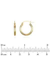 Macy's Hoop Earrings in 10k Yellow Gold