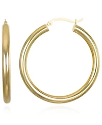 Macys Hoop Earrings In 10k Yellow Gold Collection