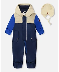 Deux par Mid-Season Baby Boys One-Piece Outerwear with Hat