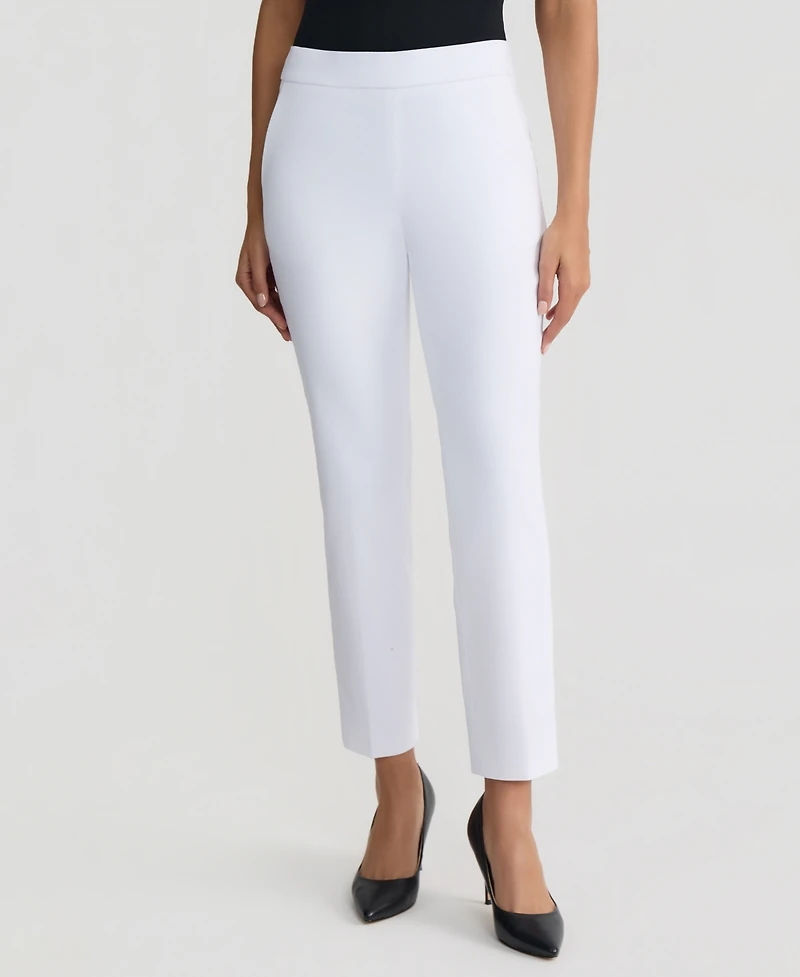 Kasper Women's Stretch Twill Cropped Pull-On Pants, Regular & Petite