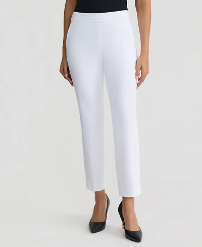 Kasper Women's Stretch Twill Cropped Pull-On Pants, Regular & Petite