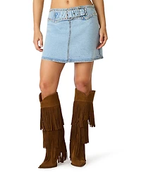 Steve Madden Women's High Rise Mini Skirt