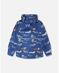 Deux par Big Boys 3-in-1 Two-Piece Mid-Season Outerwear Set Dog Print