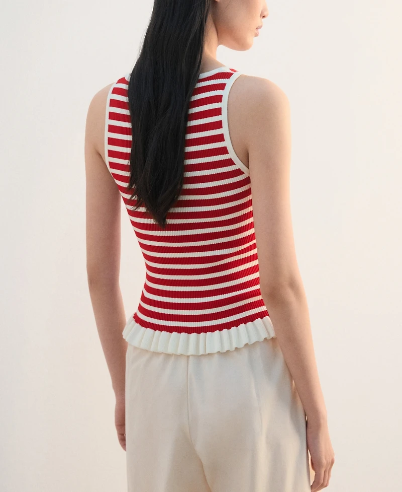 Mango Women's Pleat Detailed Top