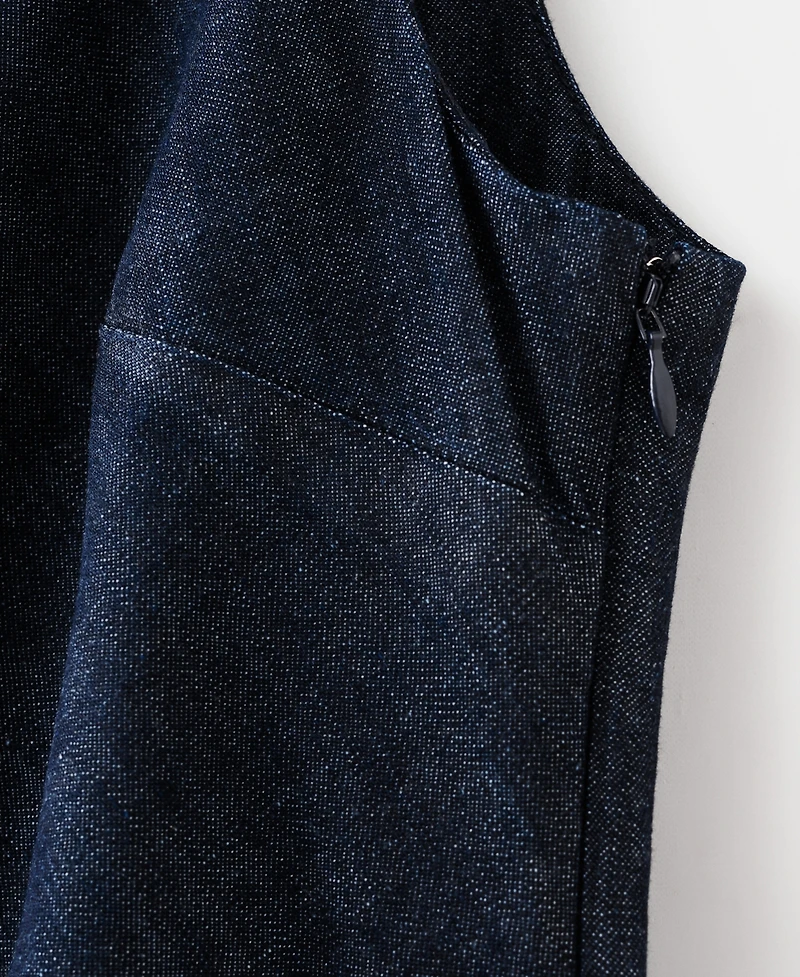 Mango Women's Asymmetric Denim Dress