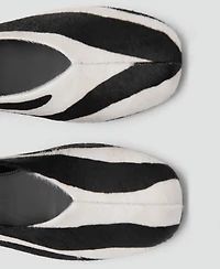 Mango Women's Fur And Bracelet Strap Leather Shoes