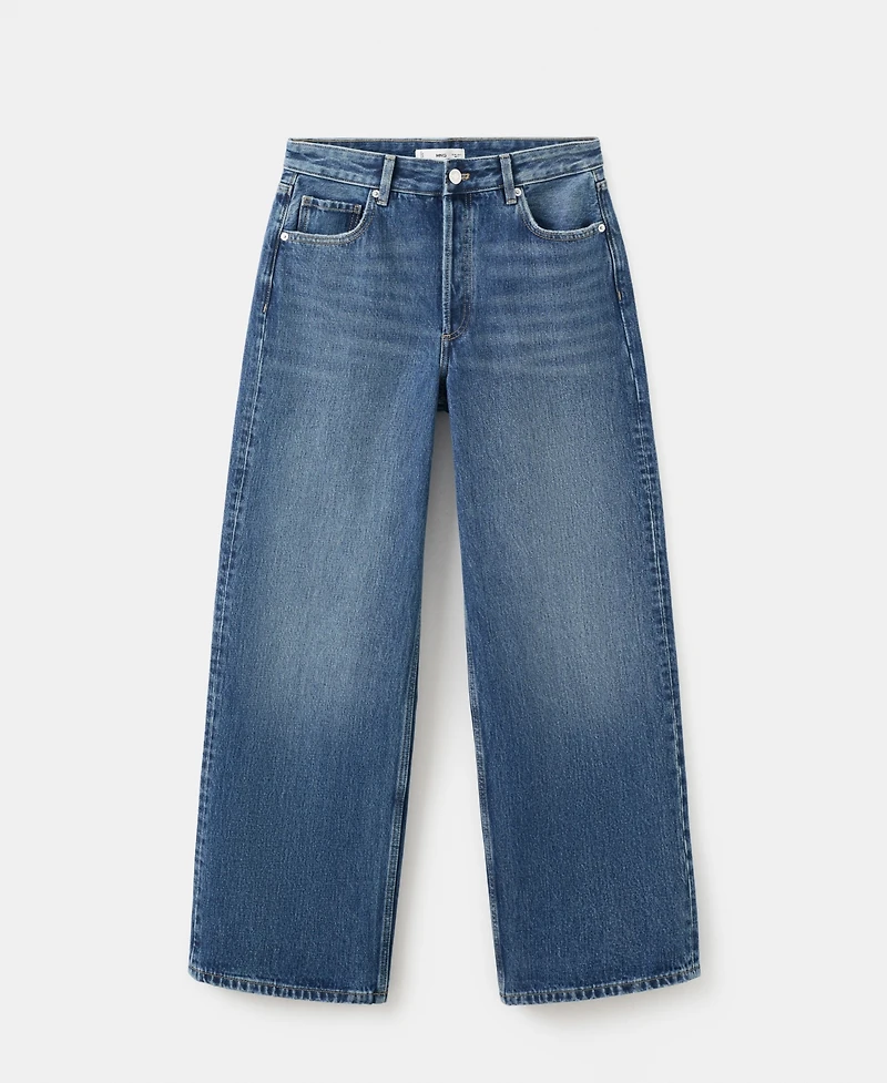 Mango Women's Straight Low-Waist Jeans
