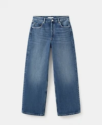 Mango Women's Straight Low-Waist Jeans