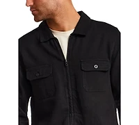 Vintage & Black Men's Regular-Fit Full-Zip Jacket