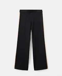 Mango Women's Contrast Stripe Knit Pants