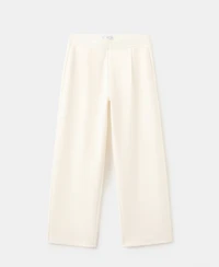 Mango Women's Straight-Fit Cotton Pants