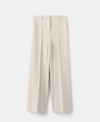 Mango Women's Straight Mid-Rise Pants