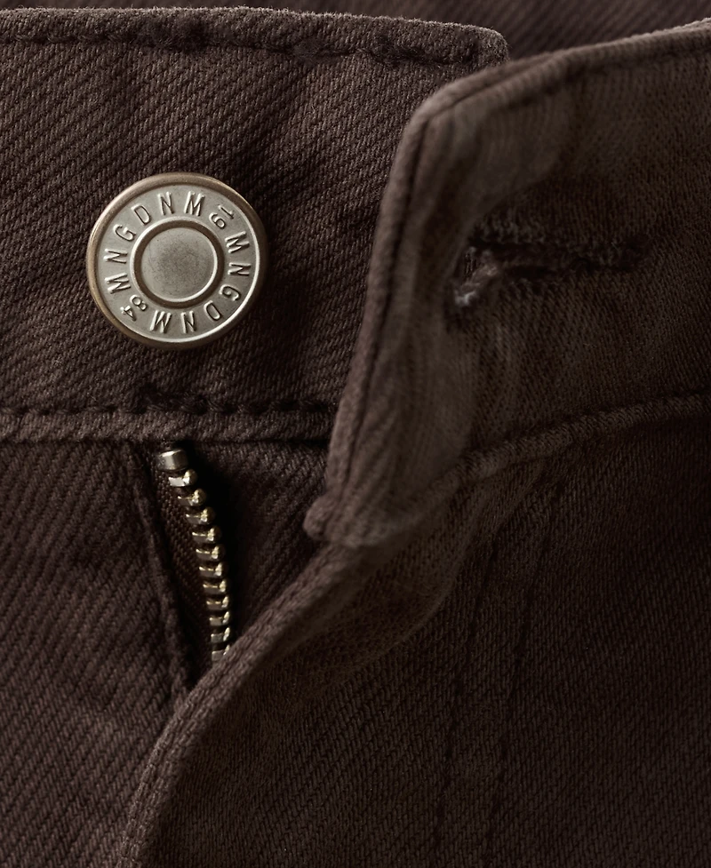 Mango Women's High-Waisted Barrel Jeans