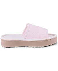Isotoner Signature Women's Crochet Lace Adjustable Open-Toe Slide Platform Sandals