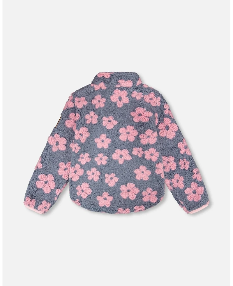 Deux par Baby Girls Sherpa Jacket