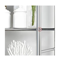 Homfan Over The Toilet Storage Shelf, Freestanding Bathroom Organizers and Storage Over Toilet with Paper Holder Towel Hooks Bathroom Organizer