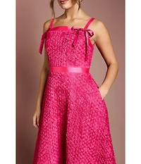 Coast Women's 3D Flower Strappy Midi Dress