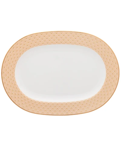 Noritake Trocadero 14" Gold-Tone Oval Platter