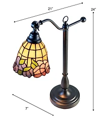 Dale Tiffany De Anza 24" Handmade Tiffany Desk Lamp