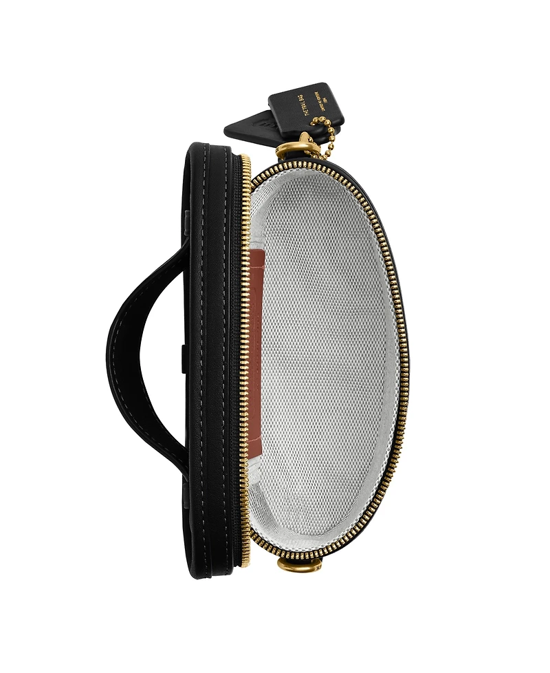 Coach Chain Strap Leather Mini Trail Bag