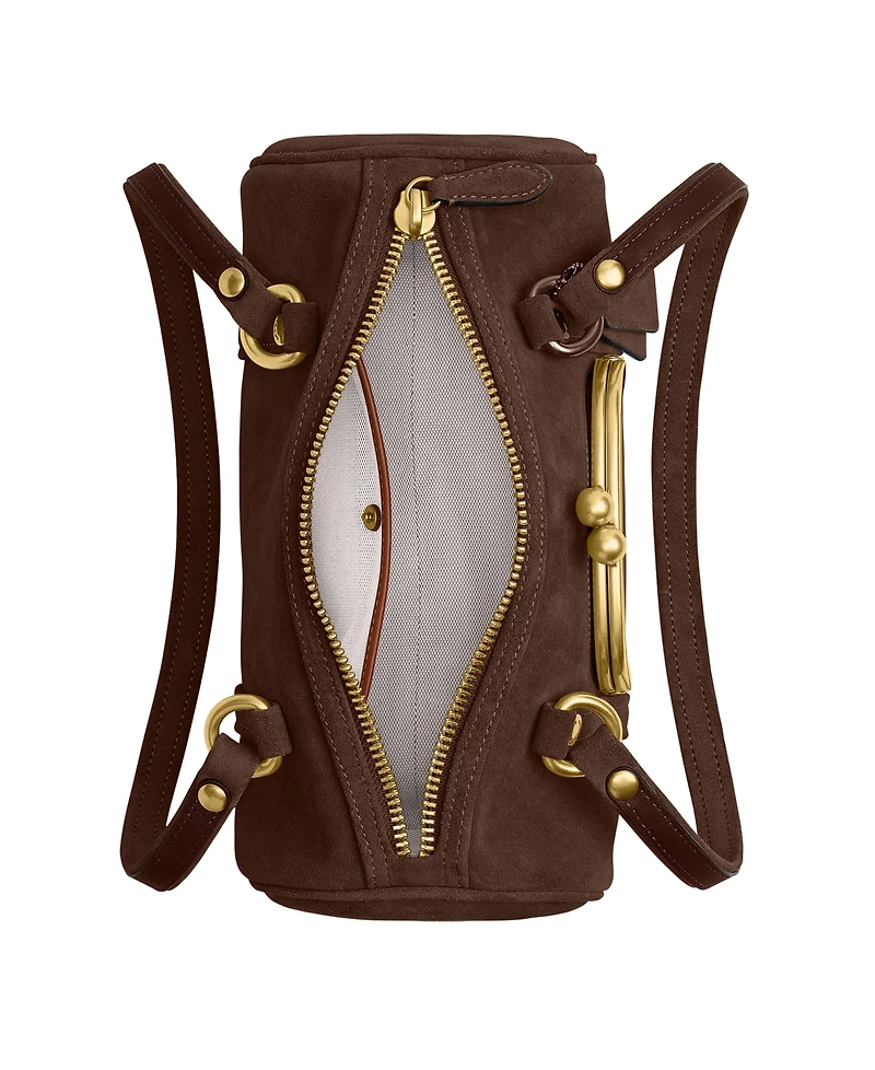 Coach Originals Kisslock Small Zip-Top Barrel Bag