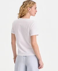 On 34th Women's Everyday Pocket T-Shirt, Macy's Exclusive