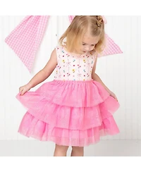 Sweet Wink Toddler Girls Peony Floral Tank Tutu Dress