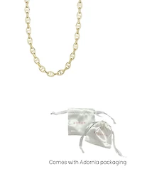 Adornia Gold Mariner Link Chain Necklace