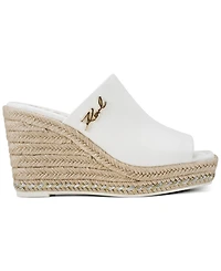 Karl Lagerfeld Paris Women's Clove Slip-On Wedge Sandals