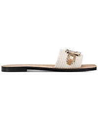 Karl Lagerfeld Paris Women's Marzella Slide Flat Sandals