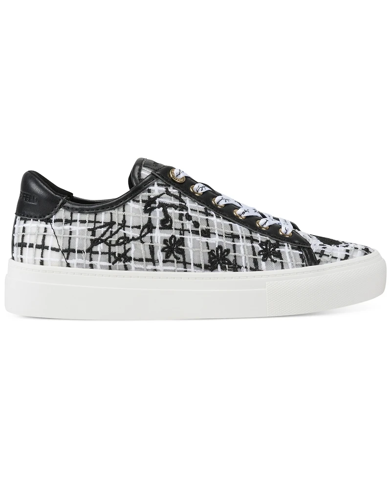 Karl Lagerfeld Paris Women's Cate Whimsy Lace-Up Sneakers