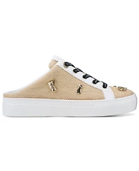 Karl Lagerfeld Paris Women's Cambria Atelier Lace-Up Mule Sneakers