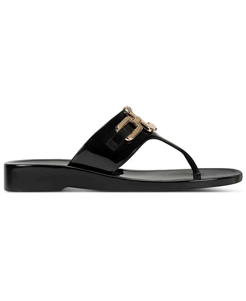 Karl Lagerfeld Paris Women's Vardice Slip-On Flat Thong Sandals