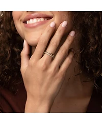 Grace Double Band Adjustable Ring