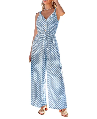Cupshe Women's Dana Point Ornate Jumpsuit
