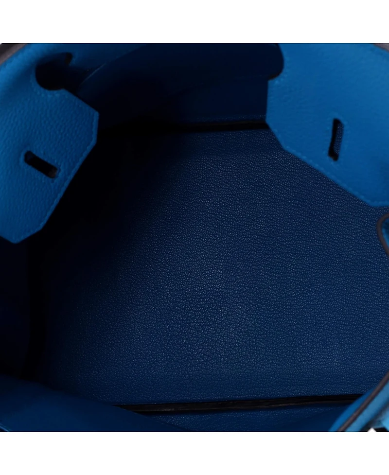 Pre-Owned HERMES Birkin Handbag Togo with Palladium Hardware