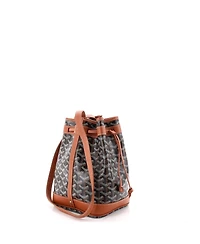 Pre-Owned Goyard Pm Petit Flot Bucket Bag Coated Canvas