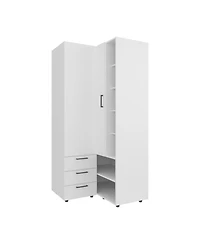Fm Furniture Armoire- wardrobe, shoe storage, Open Storage and 2 - drawer