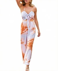 Cupshe Women's Bay Breeze Abstract Jumpsuit