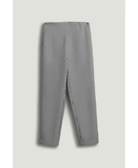 Nocturne Women's Tailored Micro Check Cigarette Pants